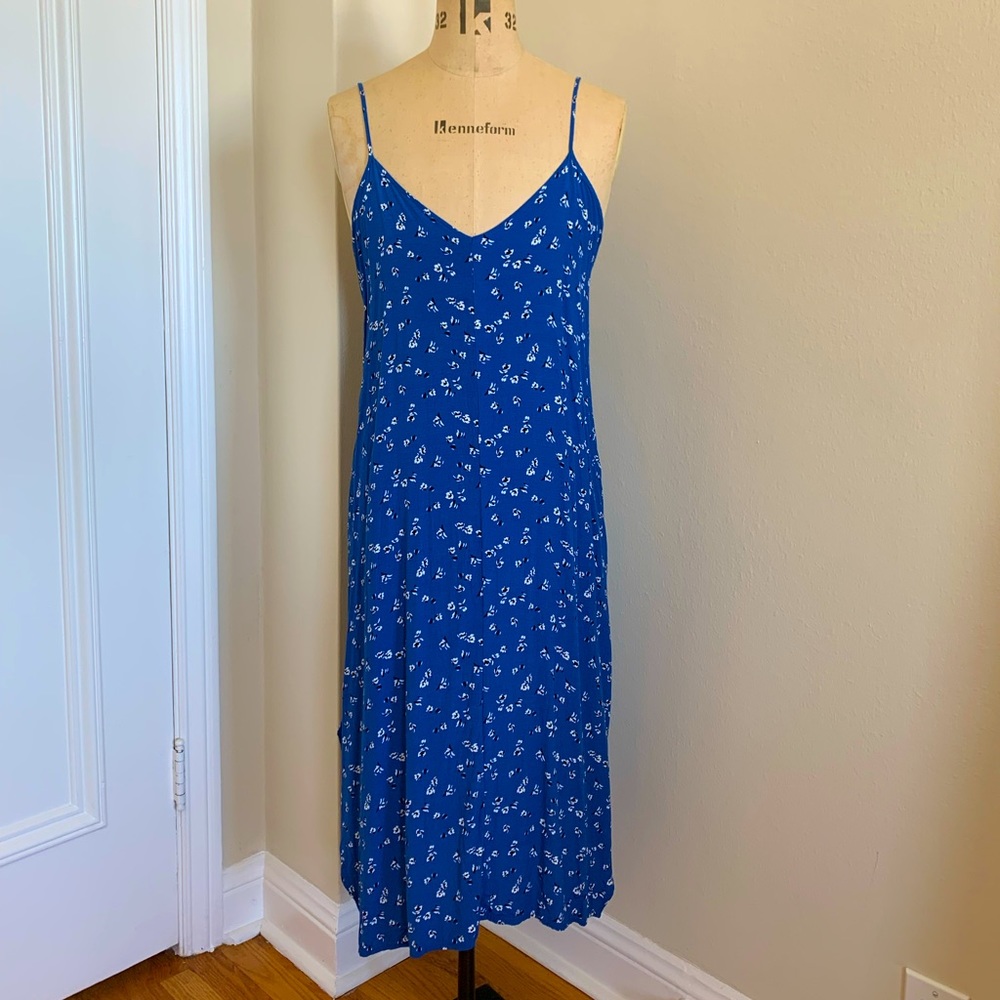 Gap Floral Bias-Cut Summer Dress (M)
